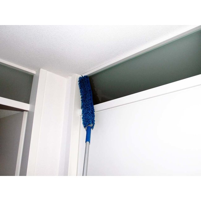 Flexibele interieurwisser met microvezel chenille lokken