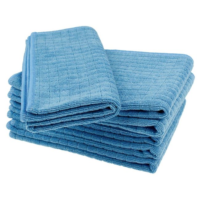 Microvezeldoek block-tex blauw