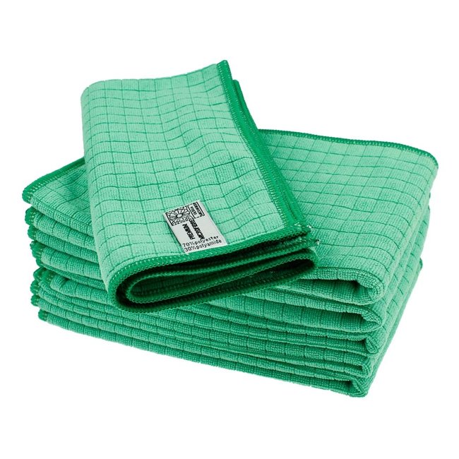 Microvezeldoek block-tex groen