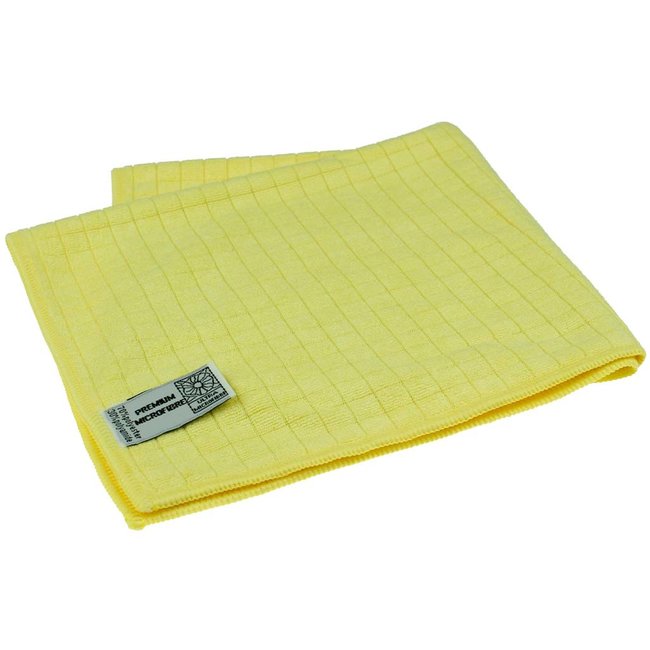 Microvezeldoek block-tex geel