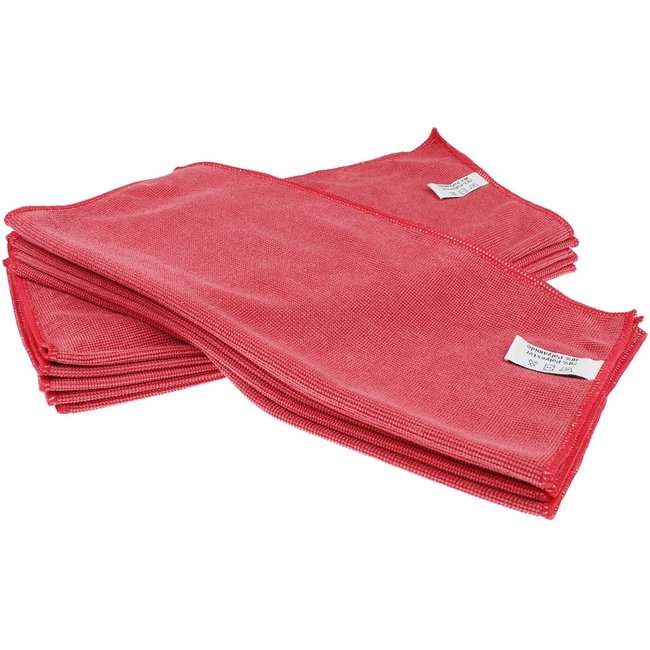Microvezeldoek durable rood