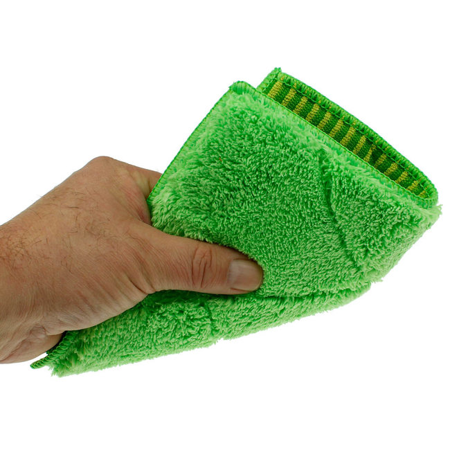 Schuur- en sponsdoek, Bamboe met natuurlijke antibacteriële werking