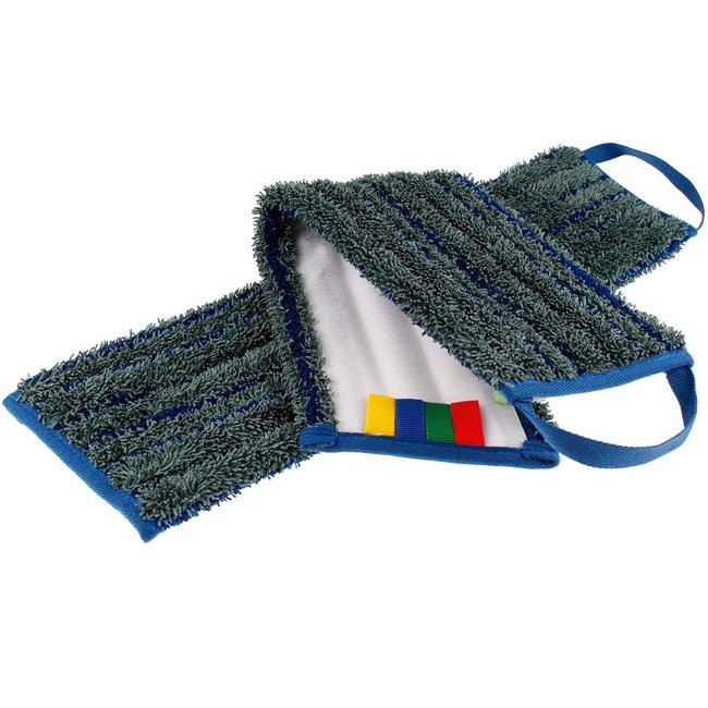 Microvezel vlakmop scrub met velcro