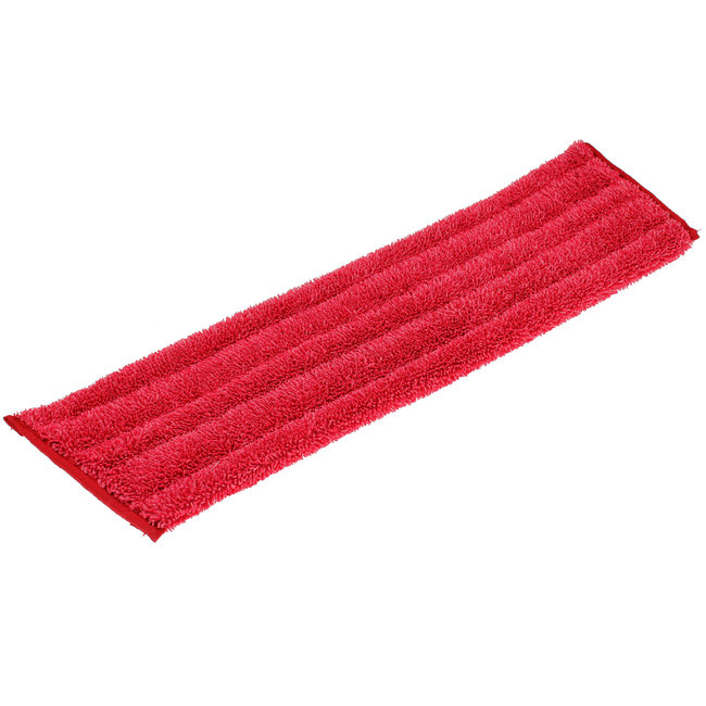 Microvezel damp mop rood met velcro