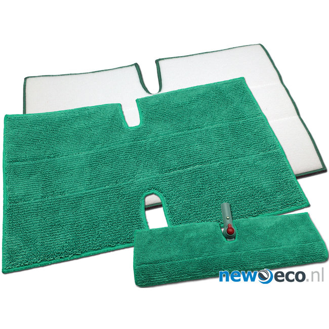 Microvezel duomop met snelwissel velcro rug