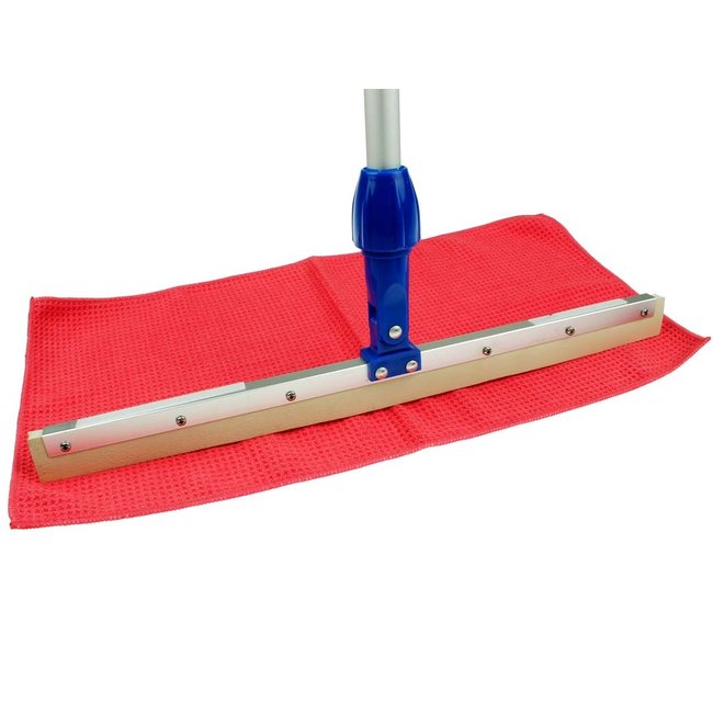 Gewafelde microvezel mopdoek rood