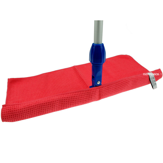 Gewafelde microvezel mopdoek rood