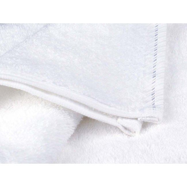 Organic hotel handdoek 60x110 cm wit