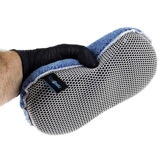 Grote autospons van zachte microvezel