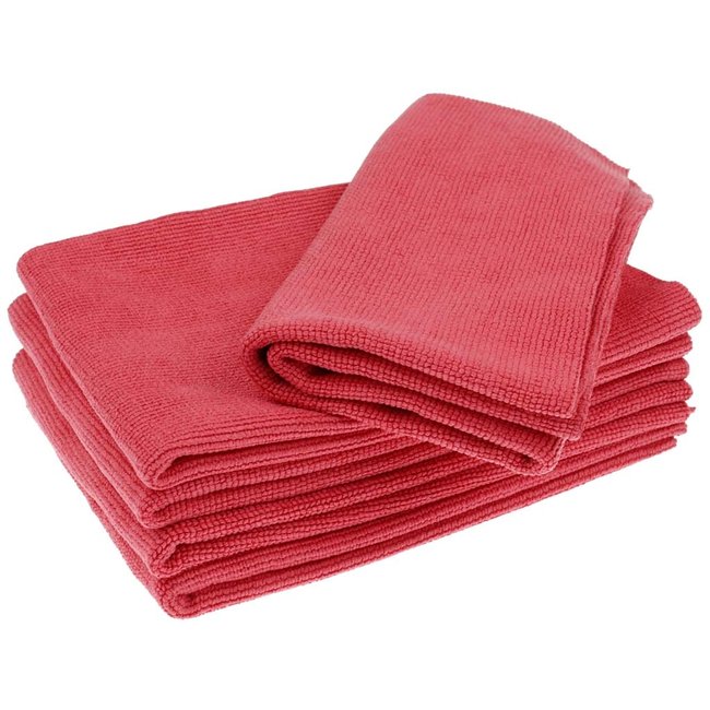 Microvezeldoek scratch safe rood