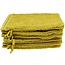 Organic washandje 16x22 cm olijf