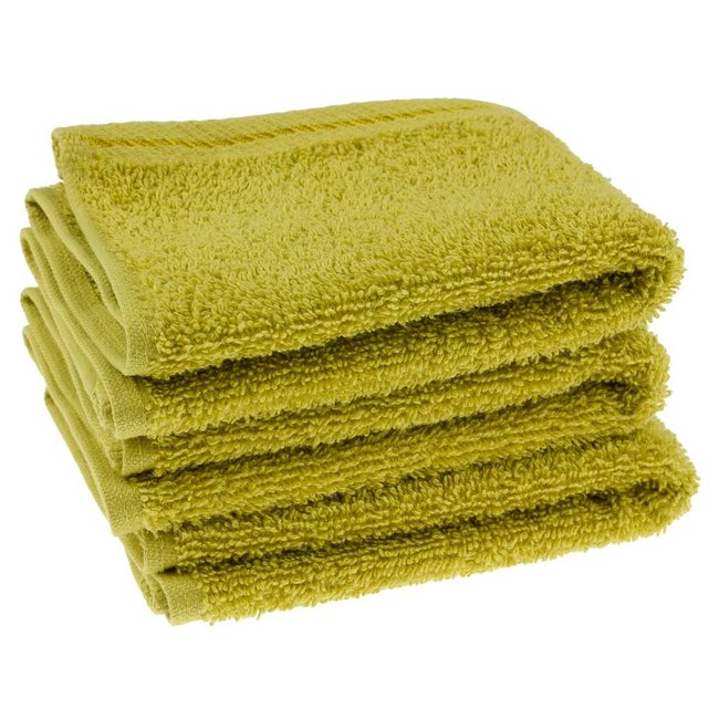 Organic waslap 30x30 cm olijf