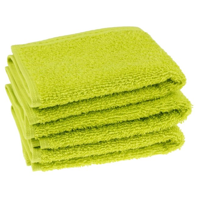 Organic waslap 30x30 cm kiwi groen