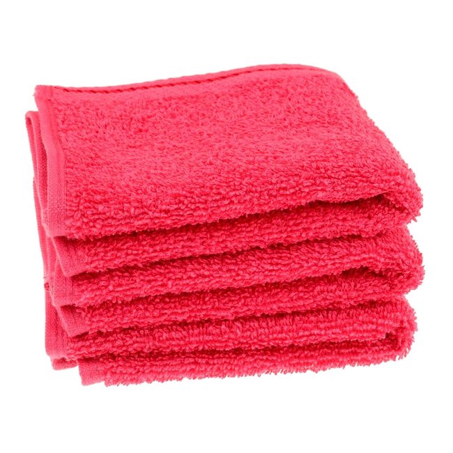 Organic waslap 30x30 cm framboos