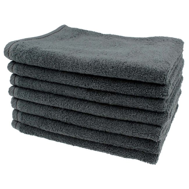 Organic gastendoekje 40x50 cm antraciet