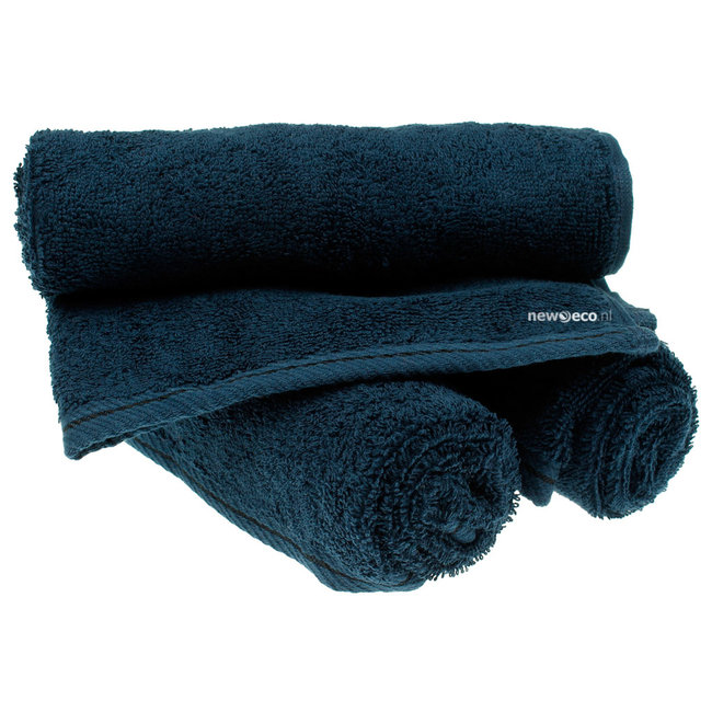 Organic gastendoekje 40x50 cm nachtblauw