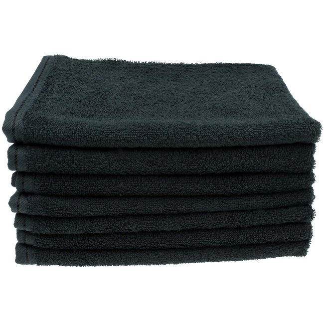 Organic gastendoekje 40x50 cm zwart