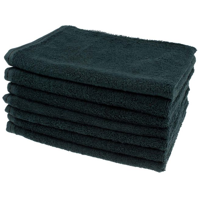 Organic gastendoekje 40x50 cm zwart