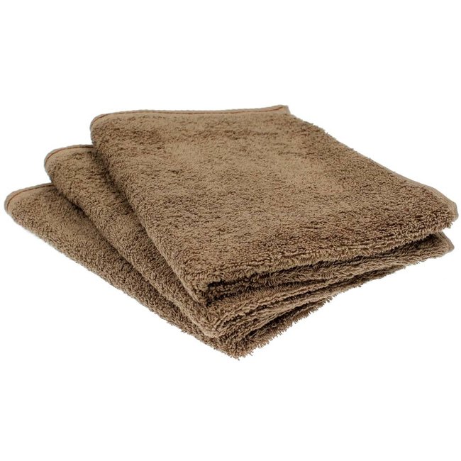 Organic gastendoekje 40x50 cm walnoot