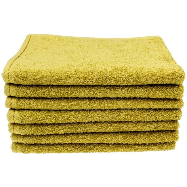 Organic gastendoekje 40x50 cm olijf