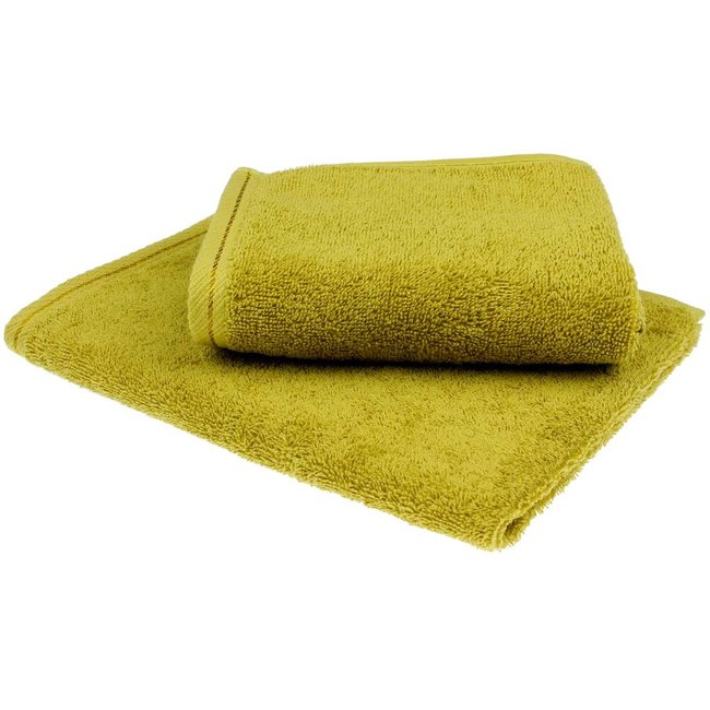 Organic gastendoekje 40x50 cm olijf