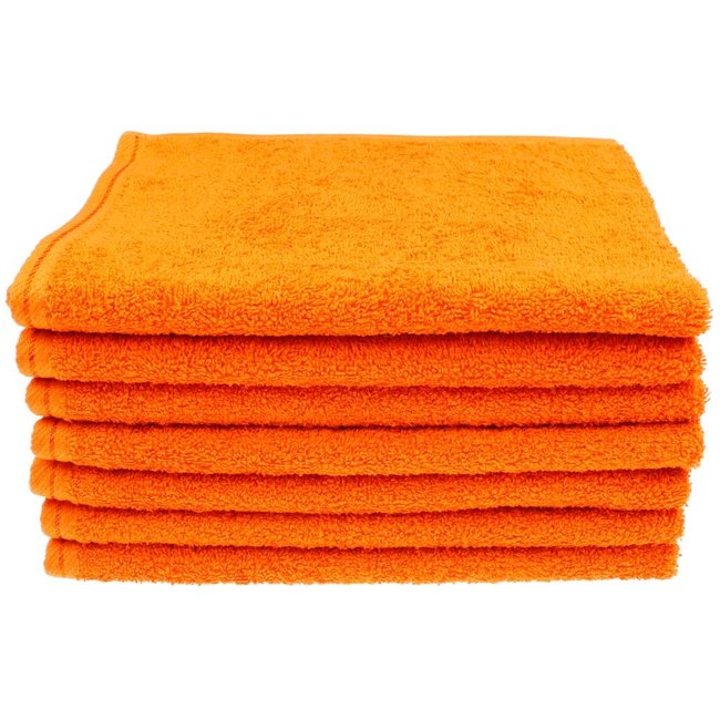 Organic gastendoekje 40x50 cm oranje