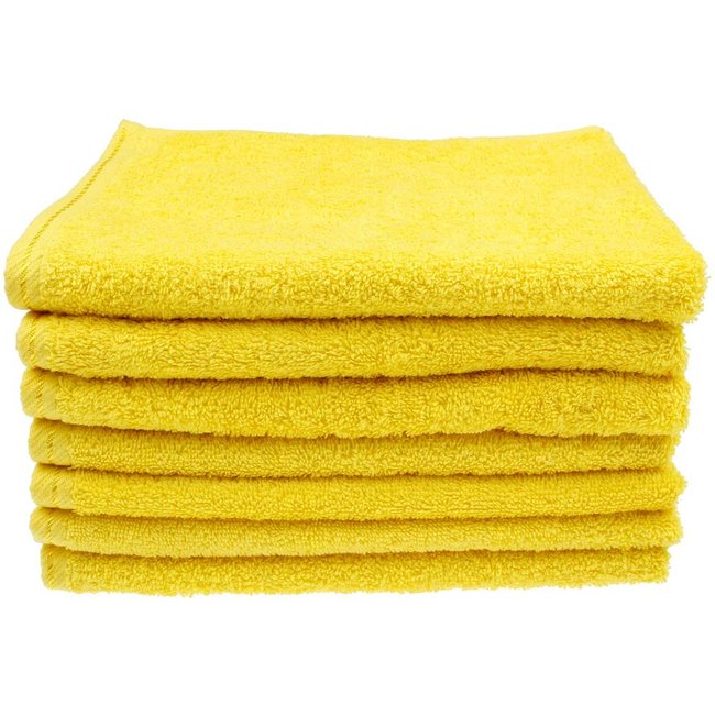 Organic gastendoekje 40x50 cm geel