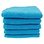 Organic handdoek 50x100 cm aqua blauw