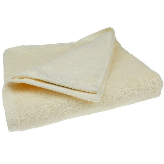 Organic handdoek 50x100 cm crème