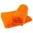 Organic handdoek 50x100 cm oranje