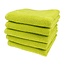 Organic handdoek 50x100 cm kiwi groen