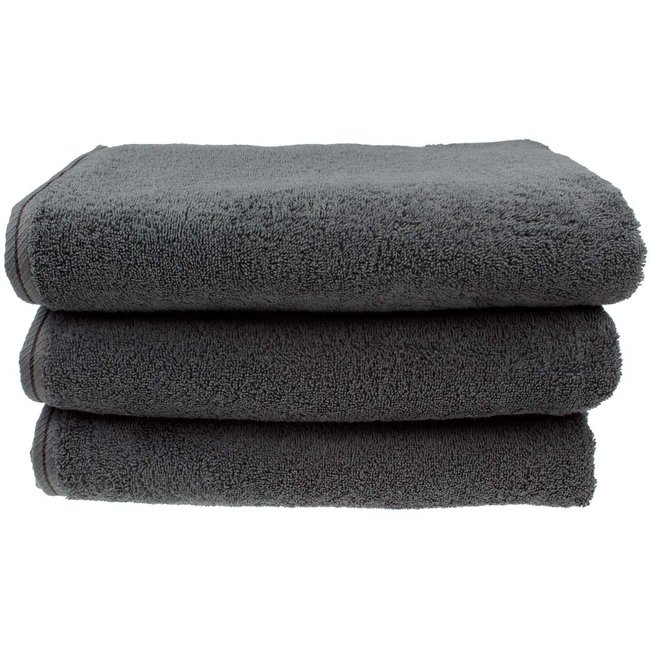 Organic douchelaken 70x140 cm antraciet