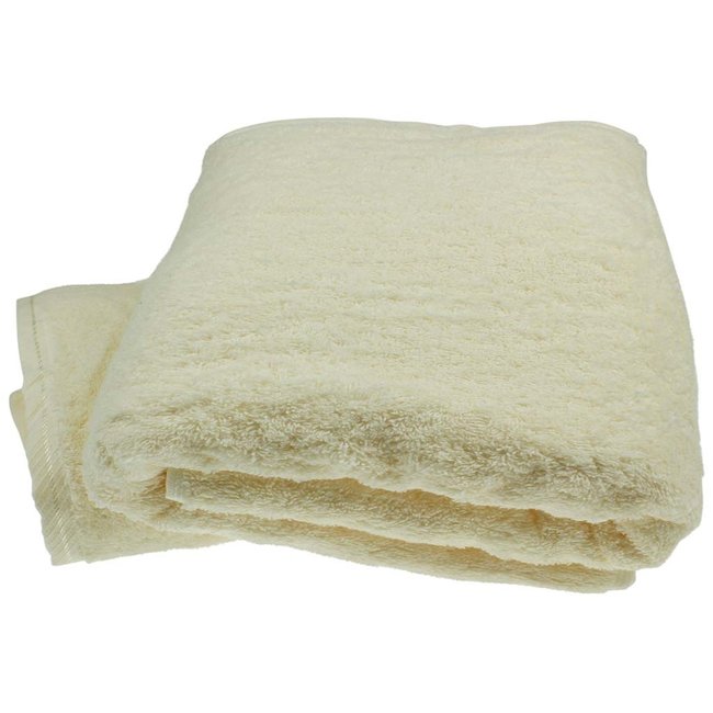 Organic badhanddoek 100x150 cm crème