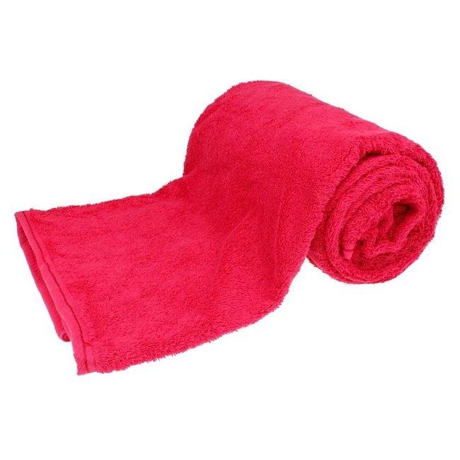 Organic badhanddoek 100x150 cm framboos