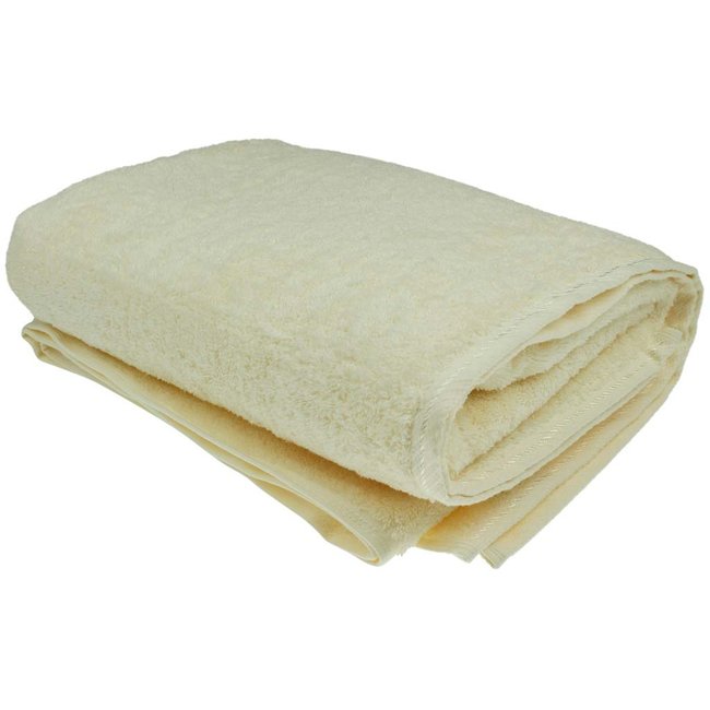 Organic sauna handdoek 80x200 cm crème
