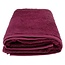 Organic sauna handdoek 80x200 cm aubergine