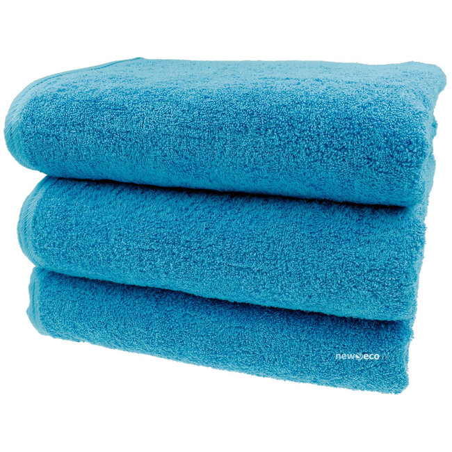 Organic strandlaken xl aqua blauw