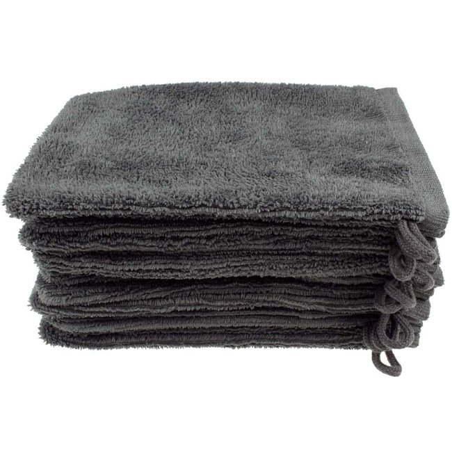 Microvezel washandje antraciet