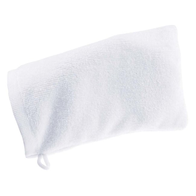 Microvezel washandje wit