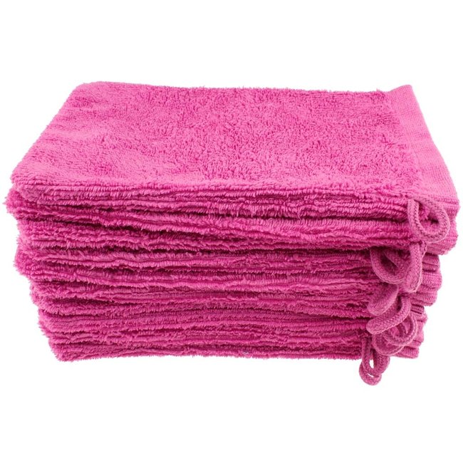 Microvezel washandje roze