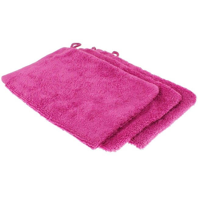 Microvezel washandje roze