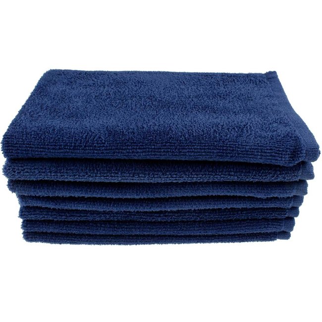 Microvezel gastendoekjes Marineblauw