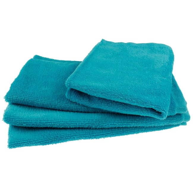 Microvezel gastendoekjes turquoise