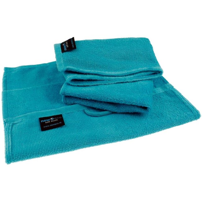 Microvezel gastendoekjes turquoise