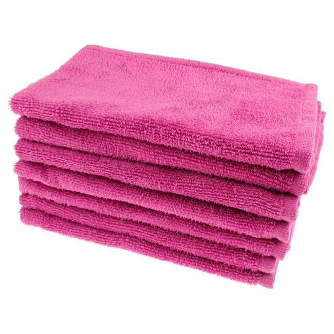 Microvezel gastendoekjes roze