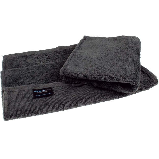 Microvezel kompresdoek antraciet 30x50 cm