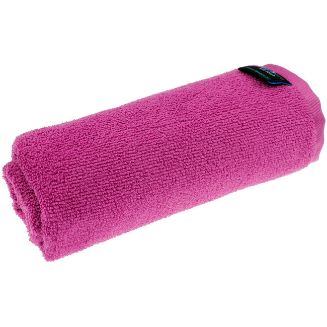 Microvezel handdoek roze