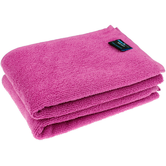 Microvezel handdoek roze