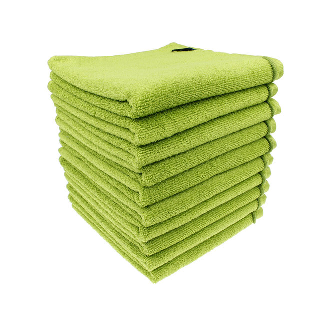 Microvezel handdoek appelgroen