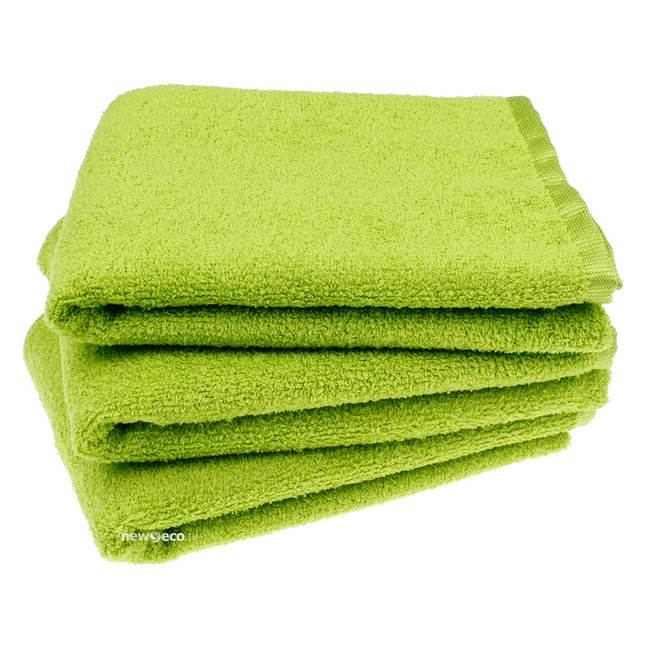 Microvezel handdoek appelgroen